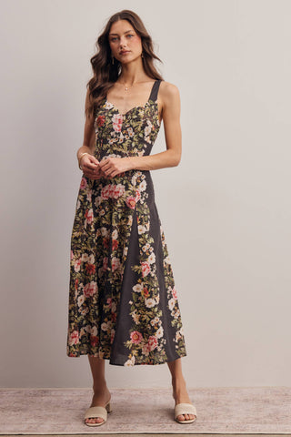 Villa Flora Midi Dress