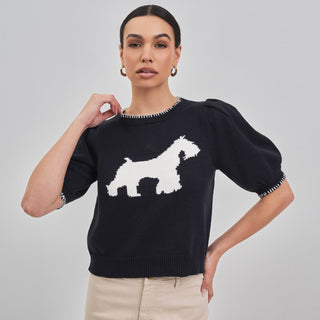 Morning Walk Whipstitch Dog Sweater