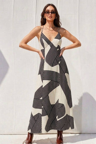 Ella Open Back Maxi Dress