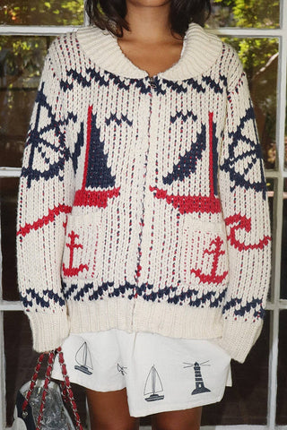 Sail Away With Me Knit Cardigan