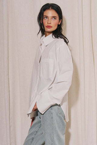 Avery Button Down Cotton Shirt