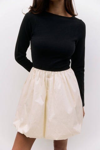 The Yasmin Dress | Long Sleeve Mini Bubble Dress