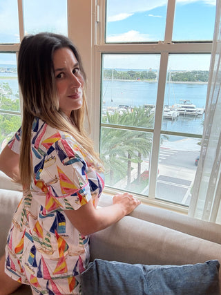 Set Sail Shortie Pajamas