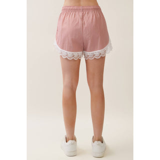 Colette Lace Detail Windbreaker Set in Kelly Green
