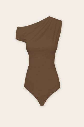 Juliet Asymmetrical Drape Bodysuit