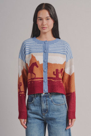 Sedona Cropped Button Cardigan