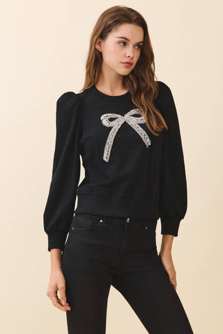 Bijou Bow Sweatshirt