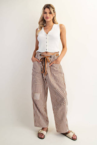 Sienna Stripe Cargo Pants