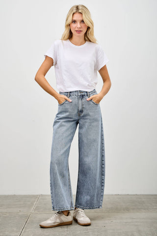 Low Curve High Rise Barrel Jeans
