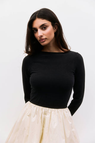 The Yasmin Dress | Long Sleeve Mini Bubble Dress