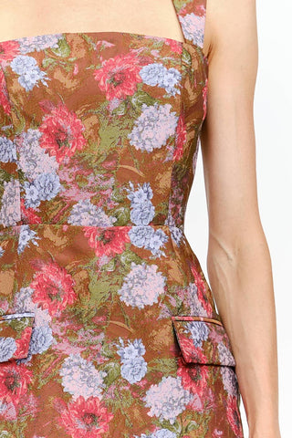 Roselle Jacquard Mini Dress