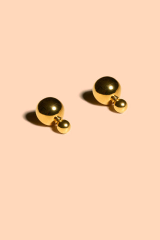 Duo Studs Waterproof – close up – Into The Palms boutique