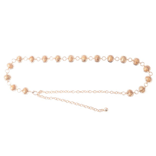 Glossy Coffee Bean Chain Belt – view 7 – Into The Palms