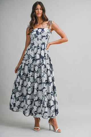 Bleu Jardin Maxi Dress