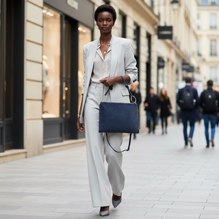 Italian Suede Leather Shoulder Bag