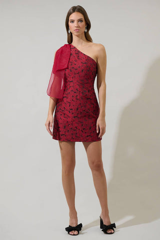 Scarlet Rose Soirée Dress