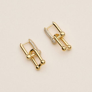 Hardware Lock Stud Earrings