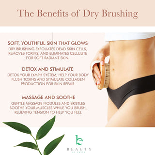 Dry Brushing Body Brush With Cellulite Massager