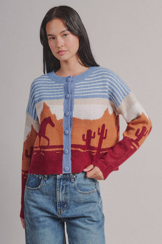 Sedona Cropped Button Cardigan