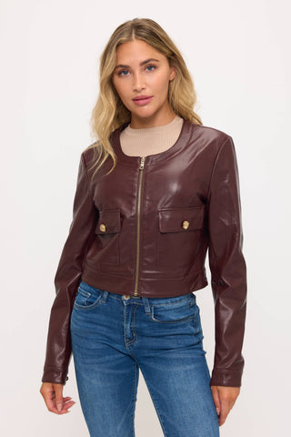 The Prescott Faux Leather Jacket