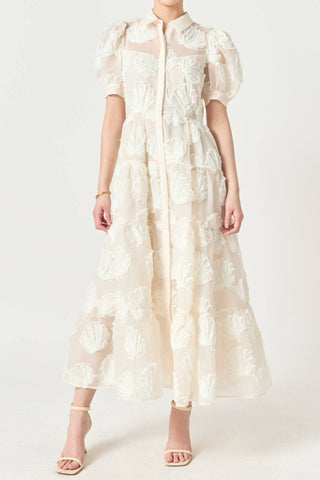 Shell Midi Shirt Dress