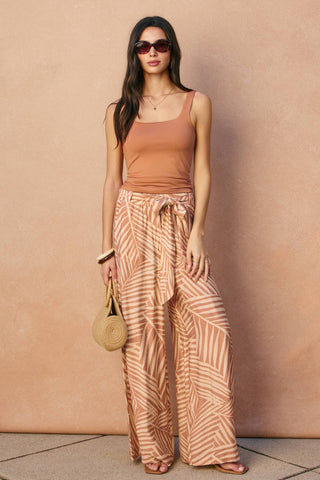 Wild Tides Looped Belt Pants