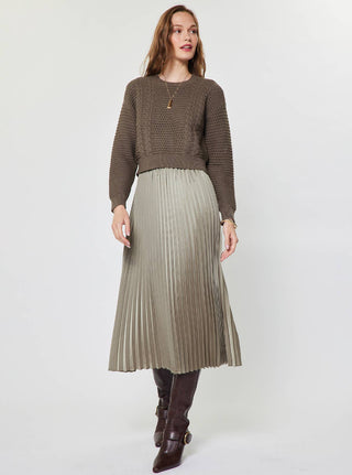 Margaux Sweater & Pleated Dress Set
