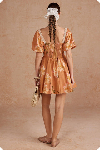 Golden Hibiscus Dress