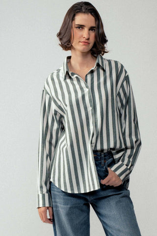 Palmer Stripe Button Down Shirt