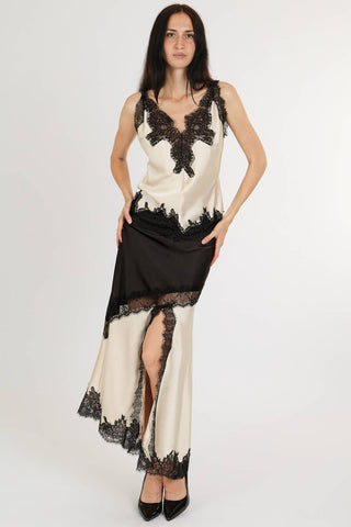 Noir Siren Satin Lace Cami