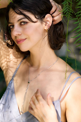 Night Fever Bolo Necklace Waterproof – styled look – Into The Palms boutique