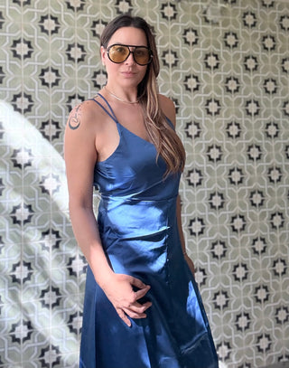 The Eloise Dress | Cross Back Midi Dress