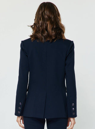 Kyomi Notch Collar Double Breasted Jacket
