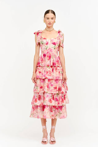 Jacquelyn Pink Floral Dress