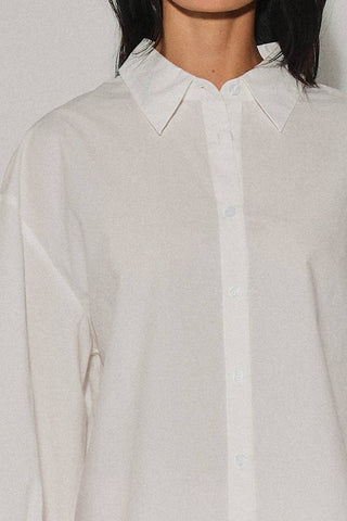 Rue Cropped Button Down Shirt