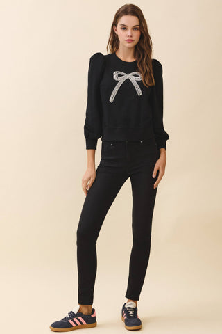 Bijou Bow Sweatshirt