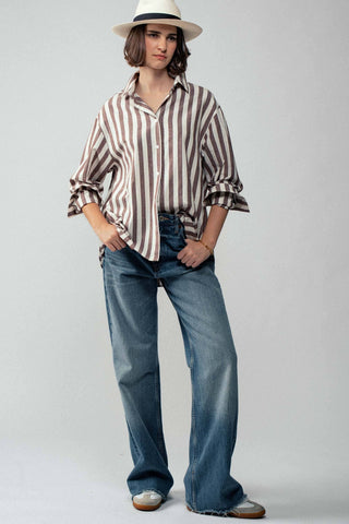 Palmer Stripe Button Down Shirt