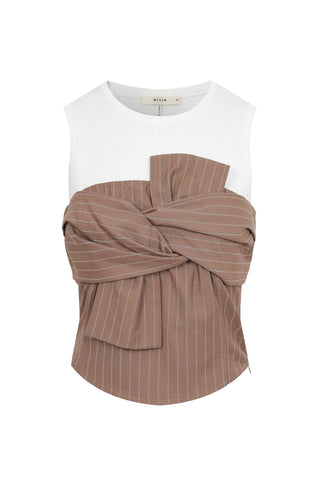 Lunetta Bow Wrap Top