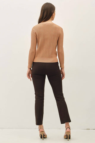 Willow Pointelle Cardigan Sweater