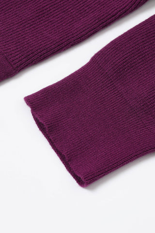 Knit Overlay Long Sleeve Top