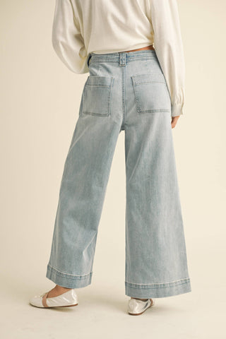 Harbor Days Wide Leg Jeans