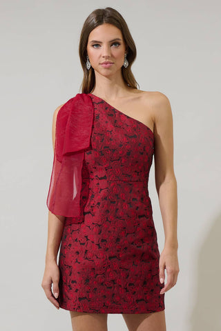 Scarlet Rose Soirée Dress