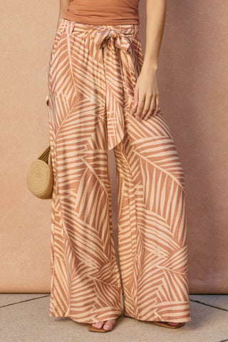 Wild Tides Looped Belt Pants