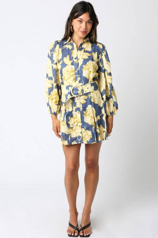 Eve Floral Belted Dress