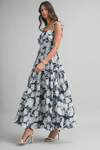 Bleu Jardin Maxi Dress