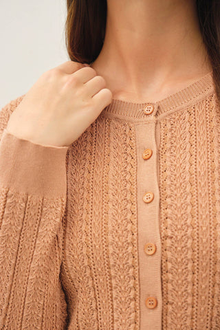 Willow Pointelle Cardigan Sweater