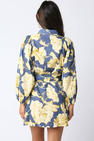 Eve Floral Belted Dress