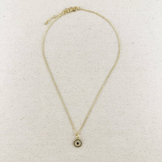 18k Gold Filled Protection Mandala Necklace