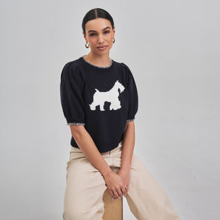 Morning Walk Whipstitch Dog Sweater
