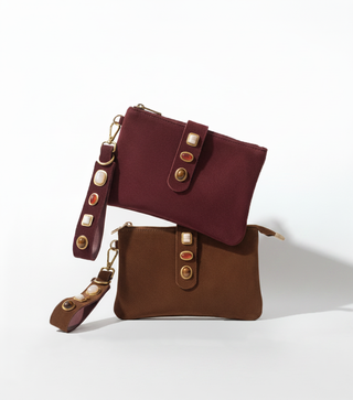 Gemstone Suede Keychain – view 5 – Into The Palms